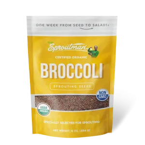 Sproutman Organic Broccoli Sprouting Seeds (16 oz)