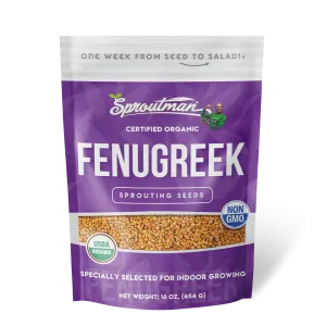 Sproutman Organic Fenugreek Sprouting Seeds (16 oz)