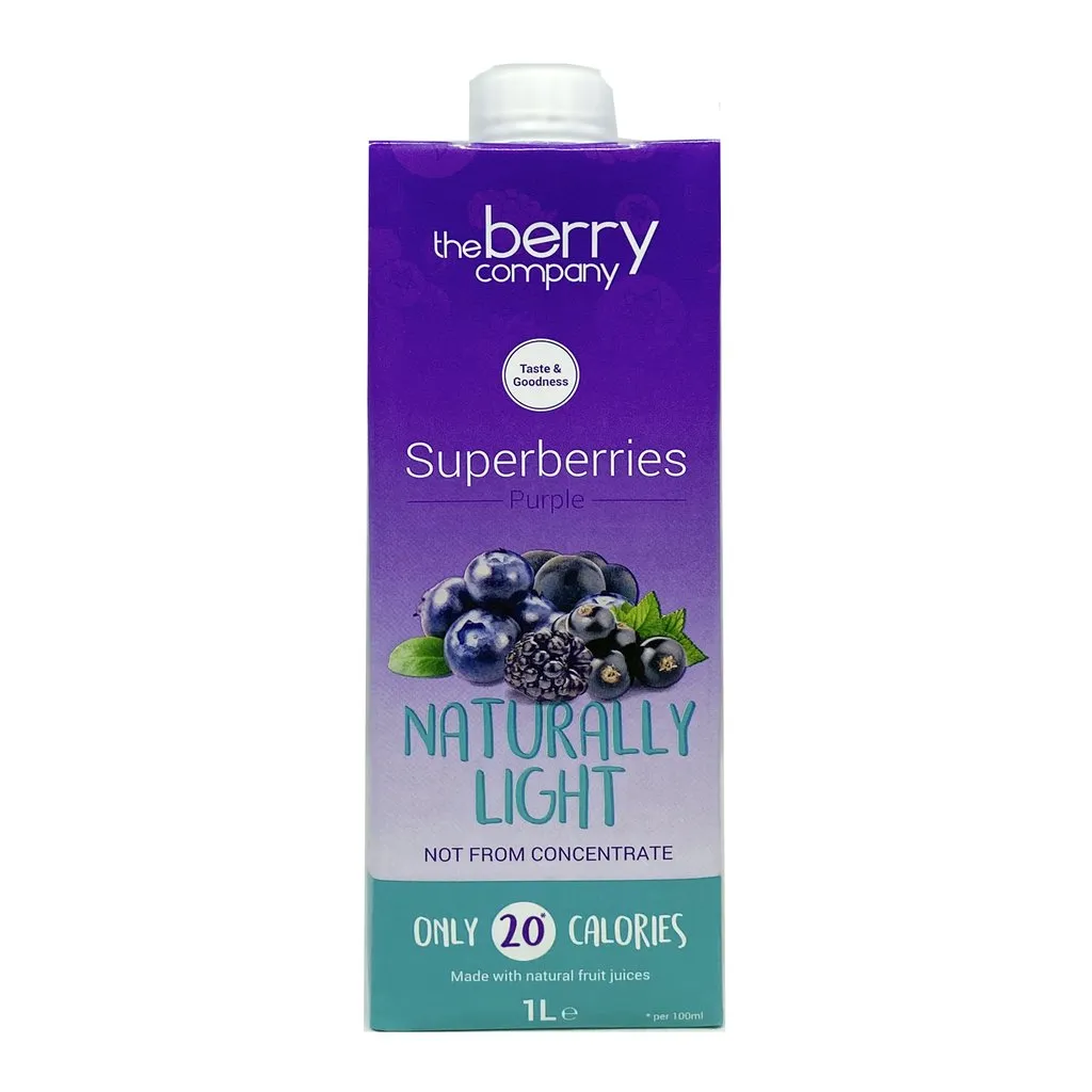 The Berry Company – Naturally Light Superberries Purple Juice