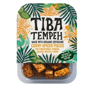 Tiba Tempeh Curry-Spiced Pieces