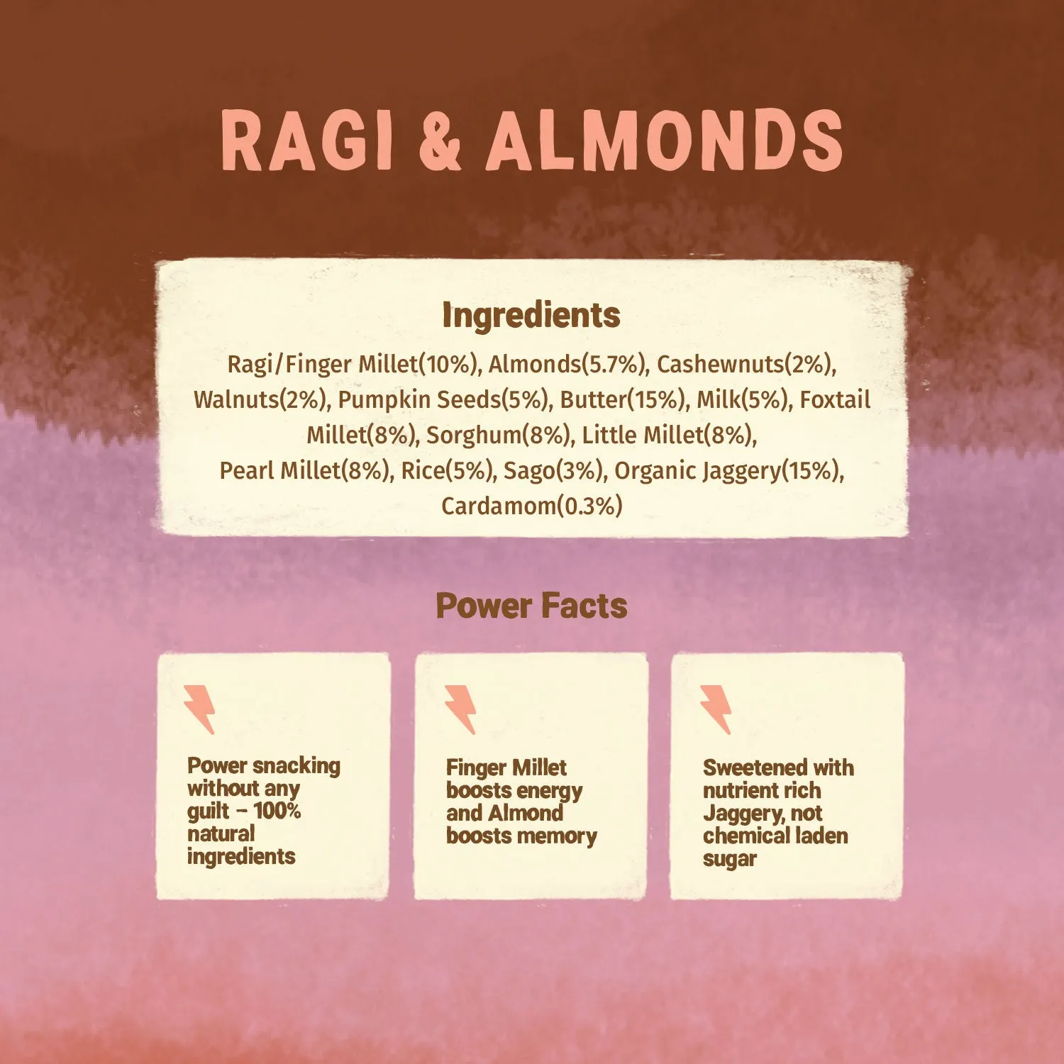 Tots & Moms Ragi & Almond Cookies | Pack of 2 - 150g each