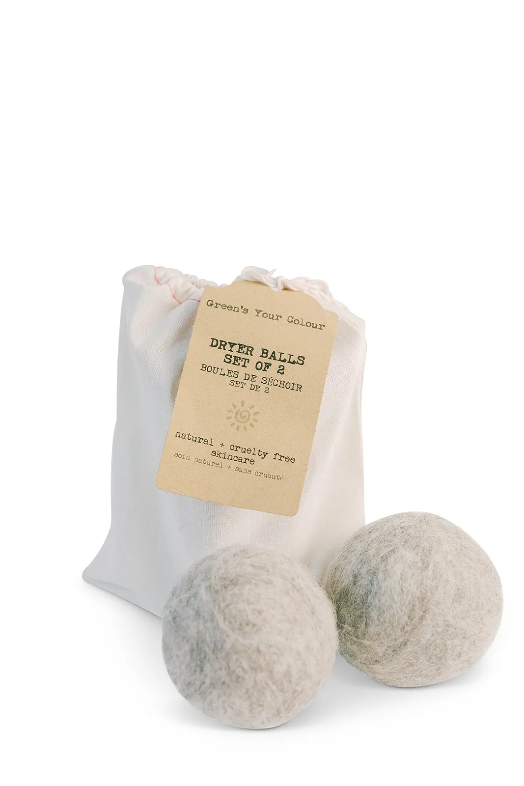 Triple Felted Dryer Balls (Set Of Two)