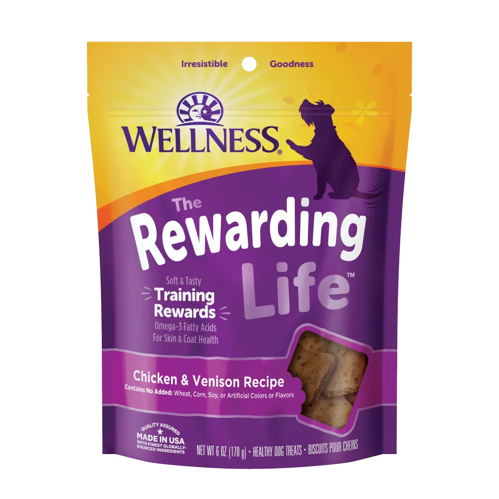 Wellness Dog The Rewarding Life Chicken & Venison 6oz