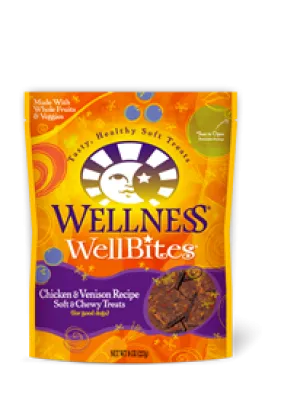 Wellness WellBites Chicken & Venison Dog Treat 227g