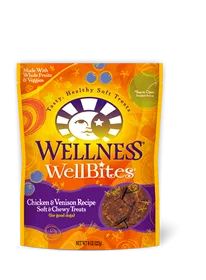 Wellness WellBites Chicken & Venison Dog Treat 227g