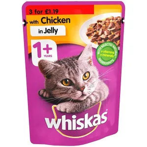 WHISKAS 1  YEARS POUTRY 100GM