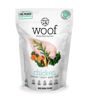 Woof Freeze Dried Raw Chicken Dog Food