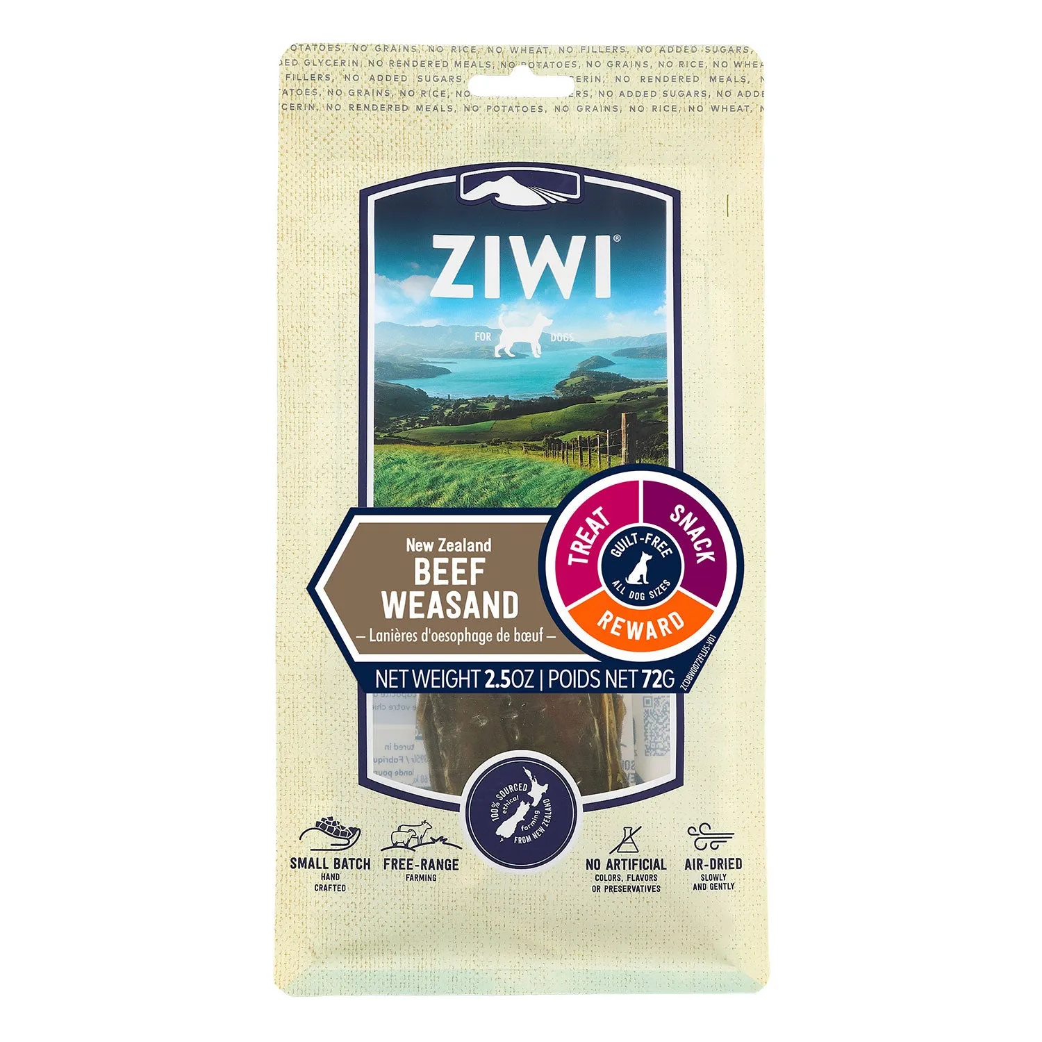 ZIWI Peak Oral Health Treats Beef Weasand Dog Treat